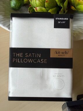 🆕 Kitsch Satin Pillowcase - Ivory